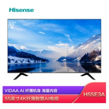 海信（Hisense）H55E3A 55英寸 4K超清 HDR 平板电视
