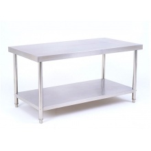 国标304加厚不锈钢工作台 304长120宽60高80 双层