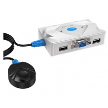 迈拓维矩（MT-viki）MT-201-KL VGA KVM切换器 多电脑切换 二进一出
