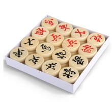 得力 9568 天然原木中国象棋 大号5.0