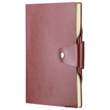 晨光(M&G)文具A5/112页棕色办公笔记本 带笔夹按扣 单本装APYG1Y99