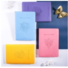 晨光(M&G)文具A5/124页粉红色PU笔记本 莫兰迪风格皮面本  单本装APYH8Z52