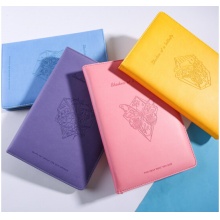 晨光(M&G)文具A5/124页粉红色PU笔记本 莫兰迪风格皮面本  单本装APYH8Z52