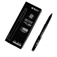 晨光(M&G)文具0.5mm黑色中性笔 热可擦学生水笔 10支/盒AKP61116