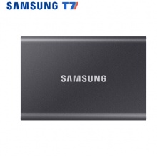 三星(SAMSUNG)1TB Type-c移动硬盘 固态PSSD T7  太空灰MU-PC1T0T