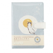 晨光(M&G)文具32K/112页学生皮面笔记本 磁扣皮革本 单本装封面印花随机MPY1BX56