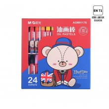 晨光(M&G)文具24色卡通丝滑油画棒 24支/盒AGM91178