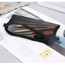 晨光(M&G)文具黑色透明网纱笔袋 文具盒 铅笔收纳袋 单个装APB95494