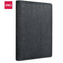 得力(deli)25K120张厚个性笔记本子文具 黑色22275