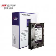海康威视硬盘 西部数据 WD 监控硬盘 紫盘6TB  WD60PURX