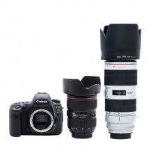 佳能 EOS 5D4（24-70/2.8L双镜头/70-200/2.8L IS II）单反相机套装(含32GWIFI卡/32GCF卡/B+W UV镜/加赠原装电池)