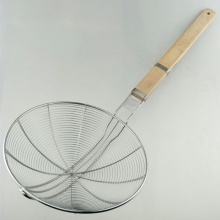 30cm 大号不锈钢长柄笊篱线漏捞勺