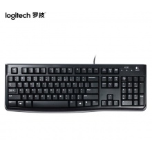 罗技（Logitech）K120 键盘 有线键盘 办公键盘 全尺寸 黑色 自营 U口