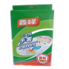 鑫峰 6086 一次性塑料薄膜手套 150只/包