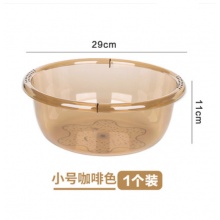 透明加厚塑料脸盆 20906