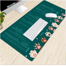 泰视 大鼠标垫加厚 excel快捷键 ps WORD/EXCEL/PPT快捷键-举爪猫 300X800X3毫米