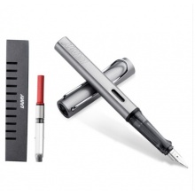 凌美（LAMY）钢笔签字笔墨水笔Al-Star恒星系列  银灰色 EF笔尖