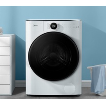 美的 （Midea）滚筒洗衣机全自动 洗烘一体机 10公斤变频 MD100CQ7PRO