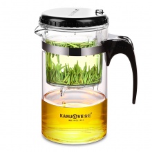 金灶（KAMJOVE）玻璃茶壶 按压式飘逸杯 泡茶壶 TP-160/500毫升