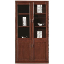 华盛 文件柜 900W*420D*2000H 胡桃色