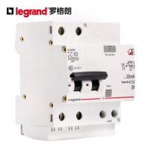 罗格朗空气开关断路器2P带漏电c20A/32A/40A/50A/63A家用微断 TLB2L-32C