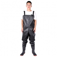 下水裤水库雨裤带雨鞋防水衣服水鞋半身连体男皮叉捕抓鱼全身加厚 sdn001