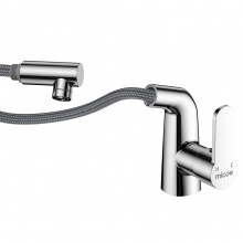 四季沐歌 M-C200Q 全铜抽拉式面盆水龙头冷热台盆洗脸盆龙头洗手洗头伸缩