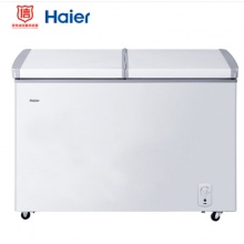 海尔（Haier）215升蝶形门双箱双温区冰柜 家用商用二合一 FCD-215SEA