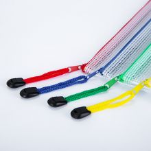 得力(deli)4只A4防水拉链袋 透明网格文件资料收纳袋文件袋27041