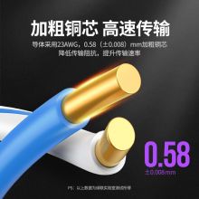 绿联（UGREEN）CAT7类8芯双绞工程万兆双屏蔽网线 305米 NW125