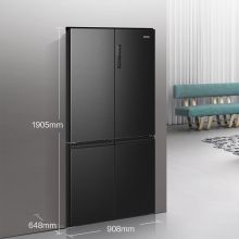 海尔(Haier) 545升星蕴旗舰风冷无霜双变频十字双开门四门冰箱干湿分储家用冰箱 BCD-545WFPB