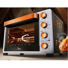 美的（Midea）多功能风炉烤箱家用32L 独立控温 解冻发酵电烤箱T3-L324D二代