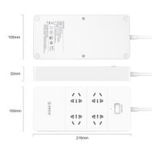 奥睿科（ORICO）新国标3C认证智能插排 4孔位5USB-1.5米 HPC-4A5U-V1
