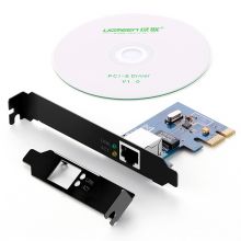 绿联 US230 PCI-E千兆网卡 带3口USB3.0以太网口扩展卡 千兆网卡
