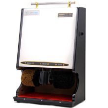 五花 53*30*84cm 全自动擦鞋机酒店用立式感应擦鞋器多功能皮鞋刷 银色镜面