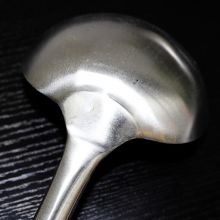 手勺 汤勺 分菜勺  不锈钢木柄  8两