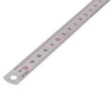 得力(deli) 不锈钢直尺刻度尺公制刻度绘图钢尺15cm DL8015