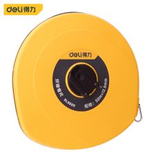 得力(deli) 50米纤维尺纤维盒式卷尺 50mx12.5mm DL9850