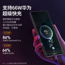 绿联 US279 Type-C数据线通用华为充电器线快充6A/5AMate40Pro/P30/20小米9/10手机 黑色1.5米加长款