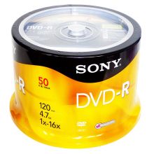 索尼sony 4.7g光盘 dvd刻录盘 碟片 50片装 DVD-R