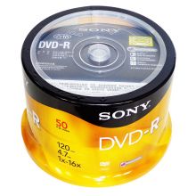 索尼sony 4.7g光盘 dvd刻录盘 碟片 50片装 DVD-R