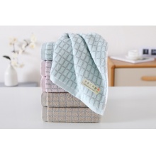 洁丽雅毛巾 95g 74*34cm 纯棉格子加厚成人家用劳保用品  252
