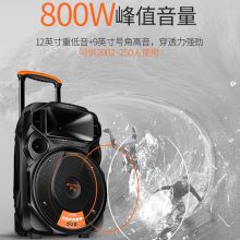 山水（SANSUI）SS6-12 广场舞音响音箱户外移动便携式拉杆蓝牙播放器
