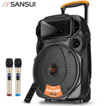 山水（SANSUI）SS6-12 广场舞音响音箱户外移动便携式拉杆蓝牙播放器