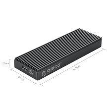 奥睿科（ORICO）M.2/NVMe移动固态全铝合金硬盘 Type-C3.2雷速 灰色 20Gbps 支持2TB
