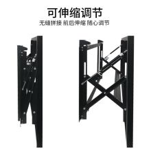 泰视 前维护液压支架 拼接屏支架 液压式可弹出设计 壁挂伸缩嵌入式横竖通用46/49英寸