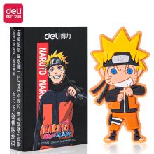 得力(deli)火影忍者橡皮擦盲盒 学生考试绘画橡皮创意 少屑不留痕71118