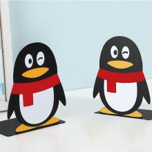 齐心(Comix) 书立/书架/书靠 QQ金属书立架 一对 QFA1112