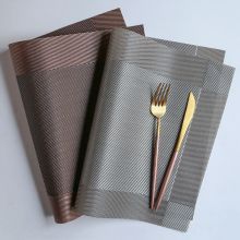 餐桌垫 隔热垫锅垫防烫茶几桌布餐盘垫 优雅银灰色 