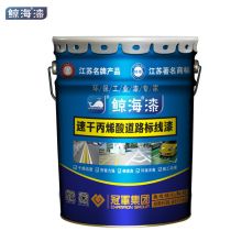 鲸海  马路划线漆路标漆水泥地面漆停车位划线漆 白色20kg 1桶